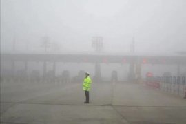 受大雾影响  江苏苏北多地高速公路封闭
