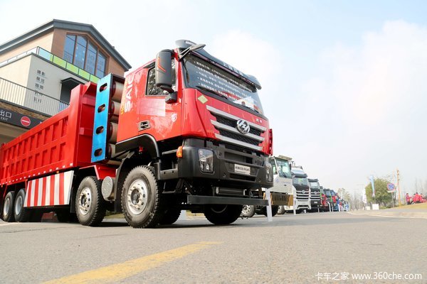 6储罐续航超500km 强悍车架适宜"干糙活" 图解杰狮C6P 8×4 CNG自卸车