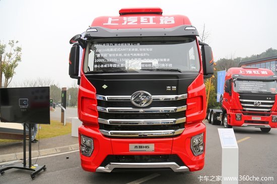 搭载590马力潍柴燃气机 红岩杰狮H6 LNG牵引车速报 还有豪华内饰