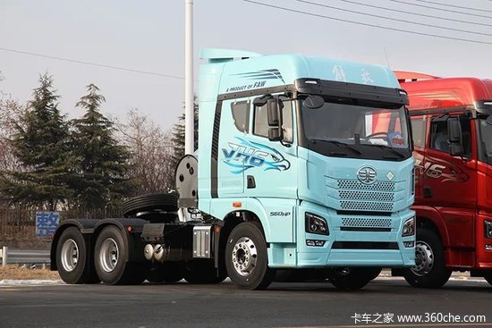 全能实力王——解放JH6 560马力NG牵引车