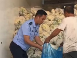 意外之喜！河南货车侧翻后14000斤花菜被拒收 一条朋友圈迎来转机！