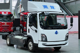 续航450公里以上？！ 乘龙L2V氢燃料电池轻卡实拍