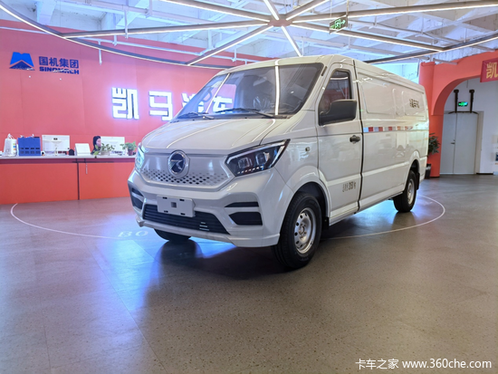 凯马汽车推出大容积纯电动面包冷藏车