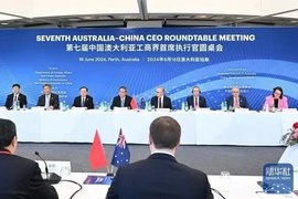 中澳总理共同出席第七届中澳工商界首席执行官圆桌会 向文波参加