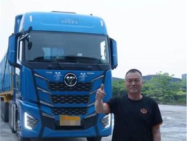 真节油、更能赚!陆师傅:开欧曼星辉混动重卡一年就能省六万