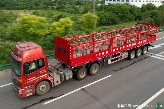 13米仓栅半挂车国内最轻！首达4.86吨“超轻拉煤王”成功挑战极限