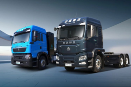 交车正燃!中国重汽豪沃纯电牵引车 助力用户驰骋新境!