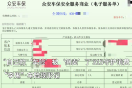 “自己的‘车险’被‘倒卖’了  “李鬼”车险现形记