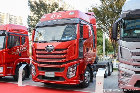 530马力+AMT 还有1500升大气瓶 解放J6V跑长途很在行