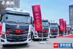 100台乘龙H7LNG牵引车交付浙江物流巨头