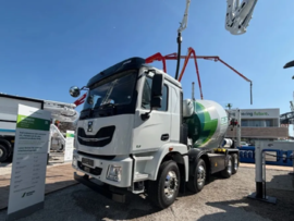 绿色“砼”行！徐工新能源搅拌车亮相德国宝马展Bauma 2025