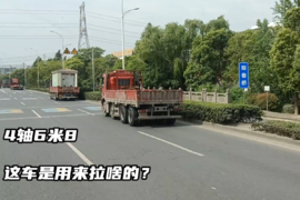 4轴6米8？这车是用来拉什么的？