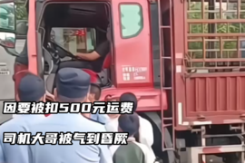 因为扣了500运费司机气晕了