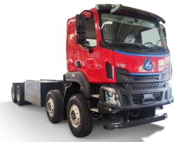 国补至高14万 乘龙600度电H5 8X4纯电自卸车高效运营赚更多