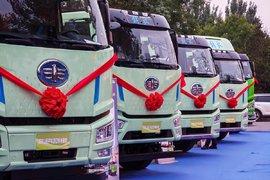 开启绿色物流新征程 一汽解放京津冀新能源销量破千