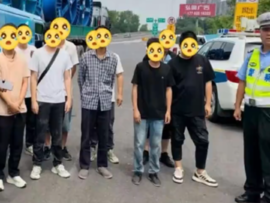 为多赚运费 司机将10名乘客塞进核载2人货车