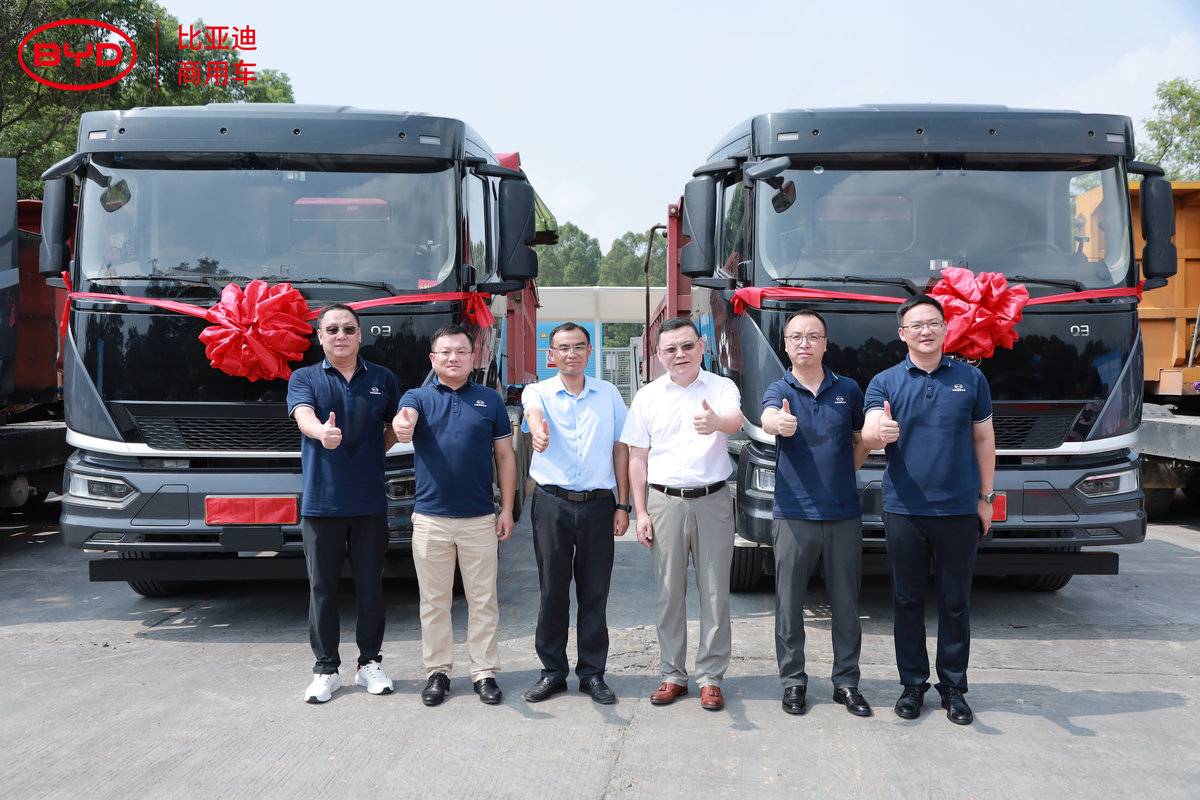强强联合、低碳转型:比亚迪电动重卡入驻海螺水泥运输供应链体系!