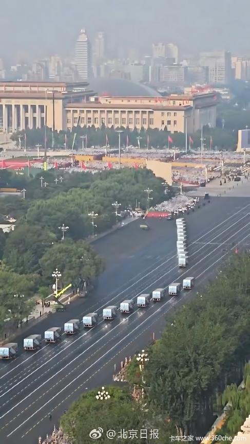 第零方阵！比亚迪纯电动环卫车护航九三阅兵