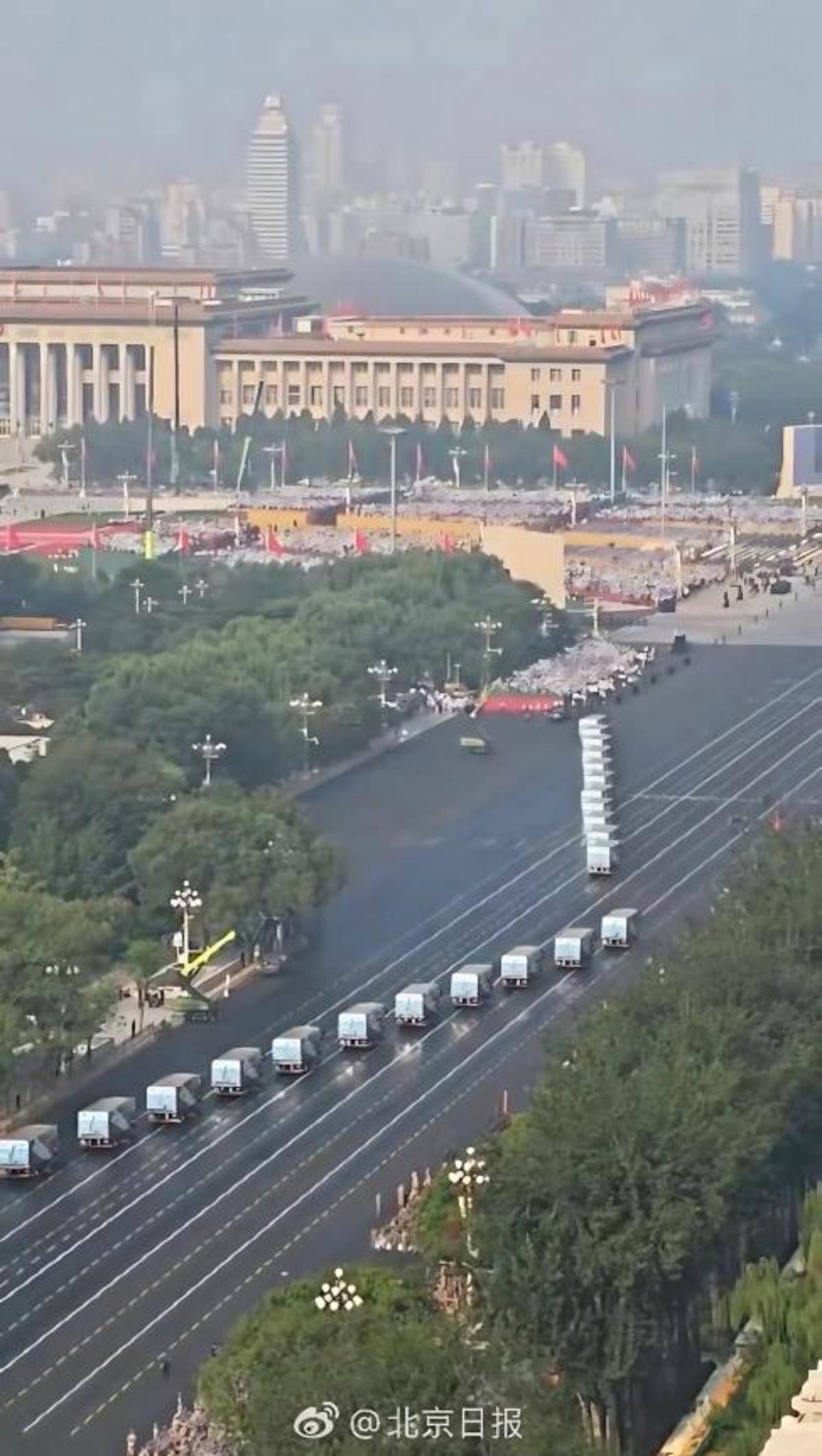 第零方阵！比亚迪纯电动环卫车护航九三阅兵比亚迪纯电动环卫车清洁车队率先亮相