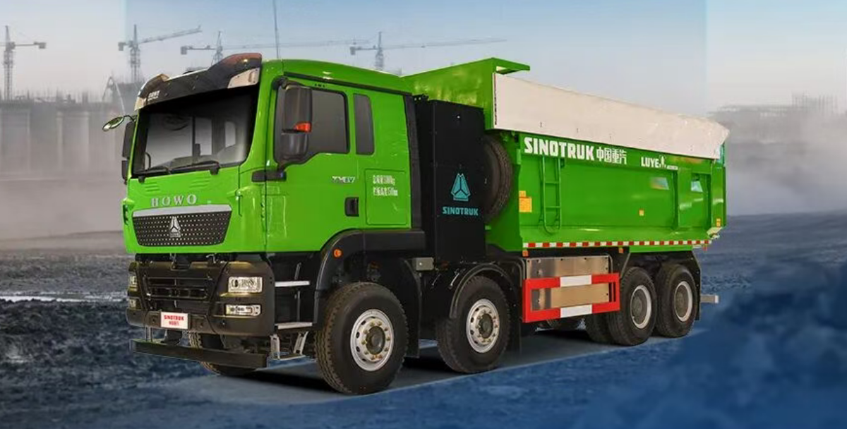 绿牌开路,豪沃新能源自卸车------城市基建的“MVP”!图片