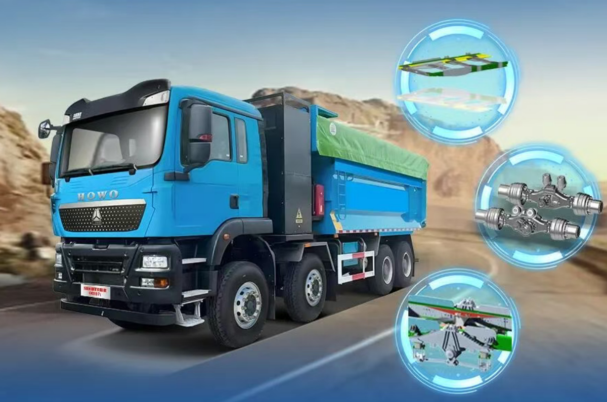 绿牌开路,豪沃新能源自卸车------城市基建的“MVP”!图片