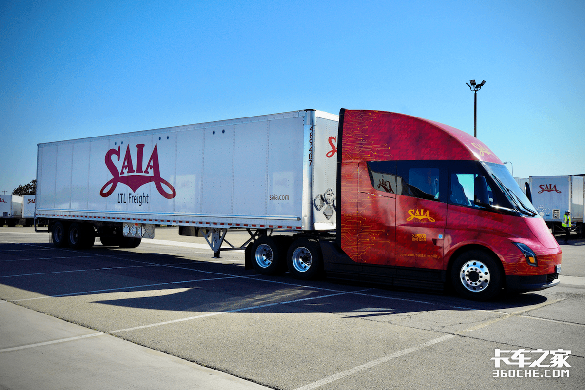 中美电动重卡上演巅峰对决?特斯拉Semi遇上苇渡科技!