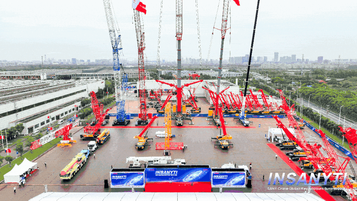INSANYTI | 三一重卡携吊运一体化方案亮相三一重起全球大客户峰会，引领行业协同升级