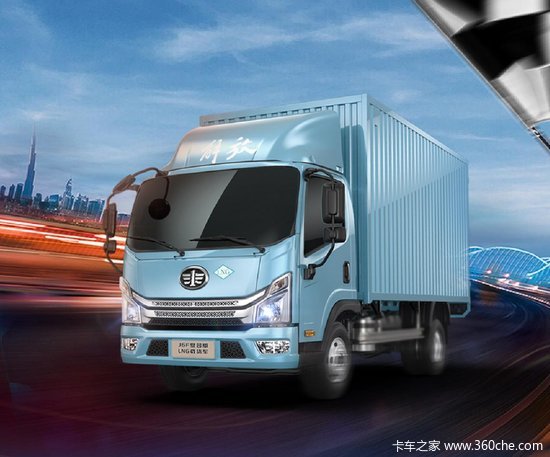 解放J6F复合版LNG载货车：“气”场全开的长跑王，每公里成本低至7毛！