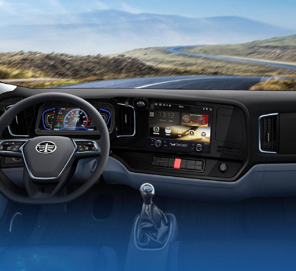 解放J6F复合版LNG载货车:“气”场全开的长跑王,每公里成本低至7毛!0821复合版J6F-05