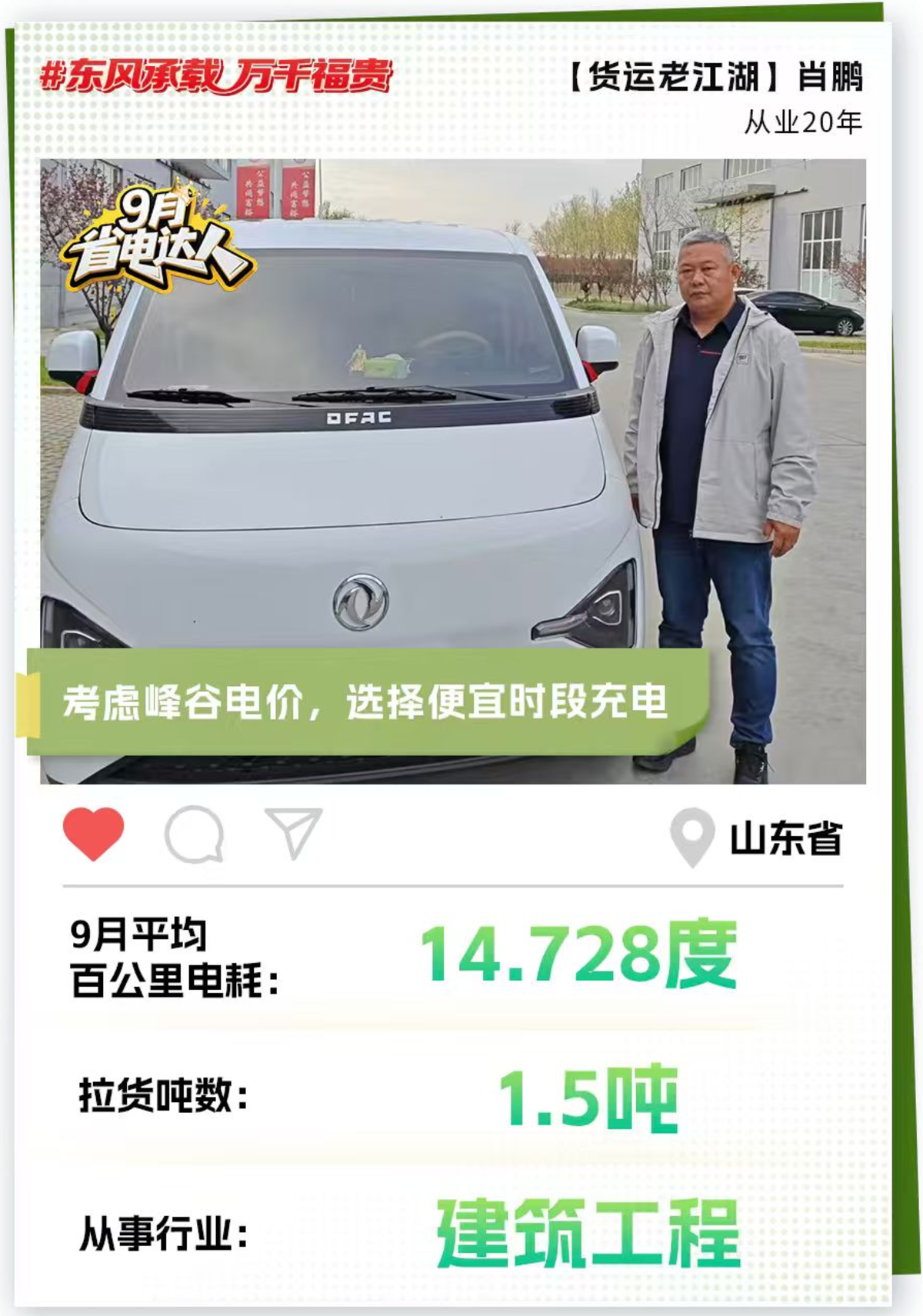 东风睿立达省电达人故事(六) | 专业+努力成就