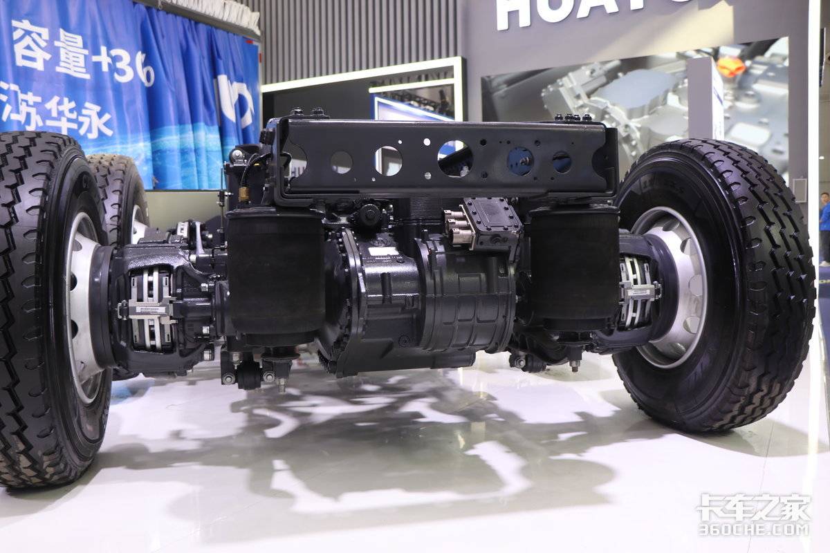 单电机3 档变速 + PTO 华永电驱桥:重载新能源重卡的动力新解