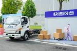 携手共赢!江淮新能源轻卡EV5助力中通快递迎战
