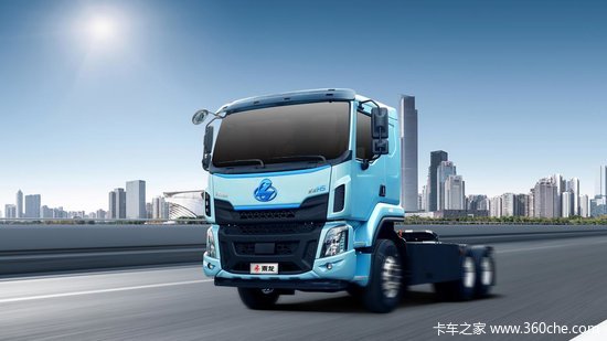 每趟多拉1.1吨，乘龙H5超轻版纯电牵引车助您“轻盈”创富