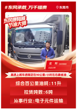 东风多利卡康陆威节油大师系列故事(五) 银好搭档：张辉的"再续前缘"