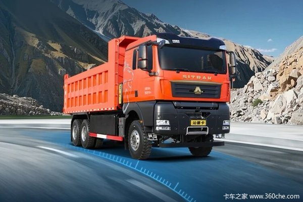 中国重汽汕德卡6×4新能源自卸车：全能登场，效率拉满！