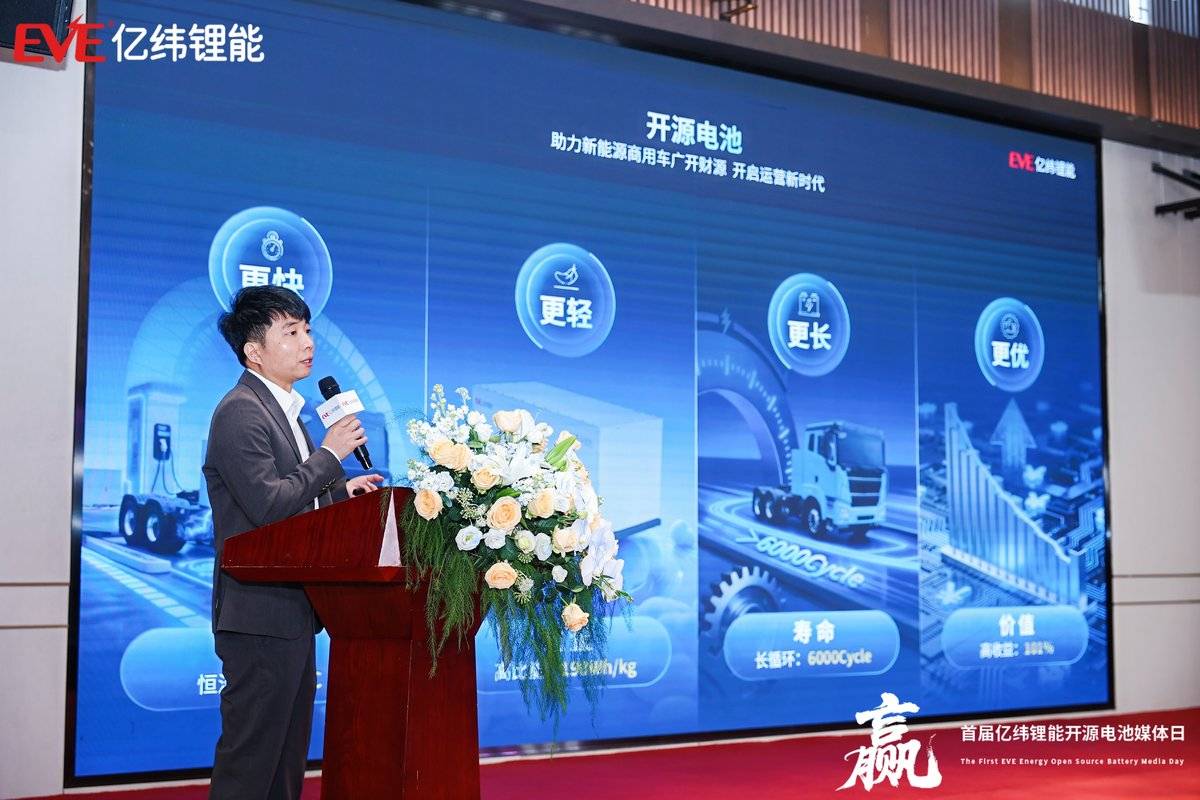 亿纬锂能举办首届开源电池媒体日，多维展示新能源商用车电池产品战略与技术实力图片
