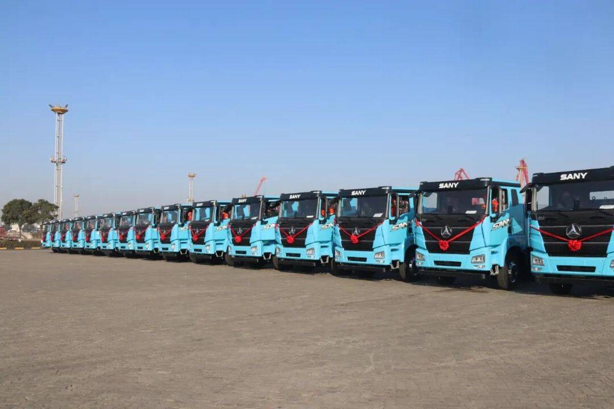 交付潮！三一赋能苏州丰亿港营，共筑长三角绿色港口标杆