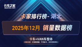 2025年12月湖北货车销量榜：东风1368辆领跑  环比增长21.2%