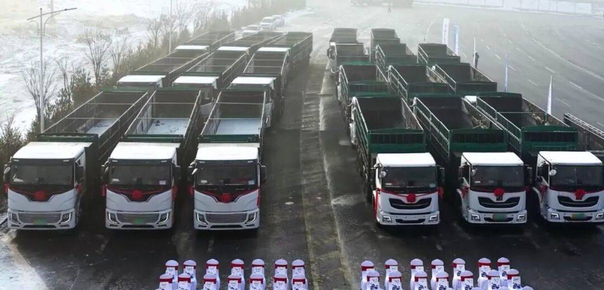 挺进太行山腹地!百台徐工新能源子母车重磅交付