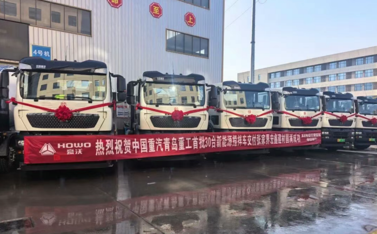 卡友的选择 市场的答案：中国重汽开年密集交付，实干才是硬道理！