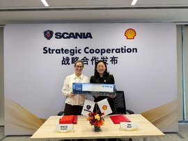 斯堪尼亚与壳牌深化战略合作 共促可持续交通发展