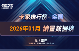 福田10633辆登顶!2026年1月轻卡销量榜深度解析
