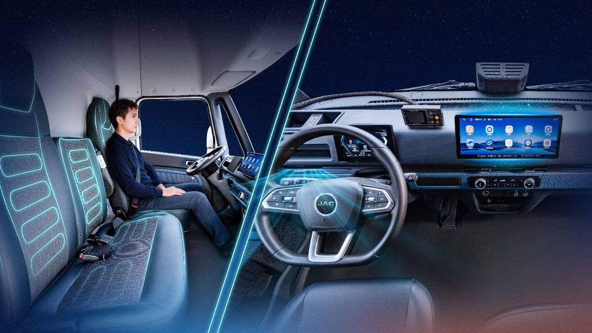 江淮1卡坤鹏ET9：跑得远 省得多 开不累d4f29502e44382fa08ed811907afbf76