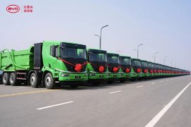 50台比亚迪纯电动自卸车交付郑州！硬核技术护航航空港绿色建设