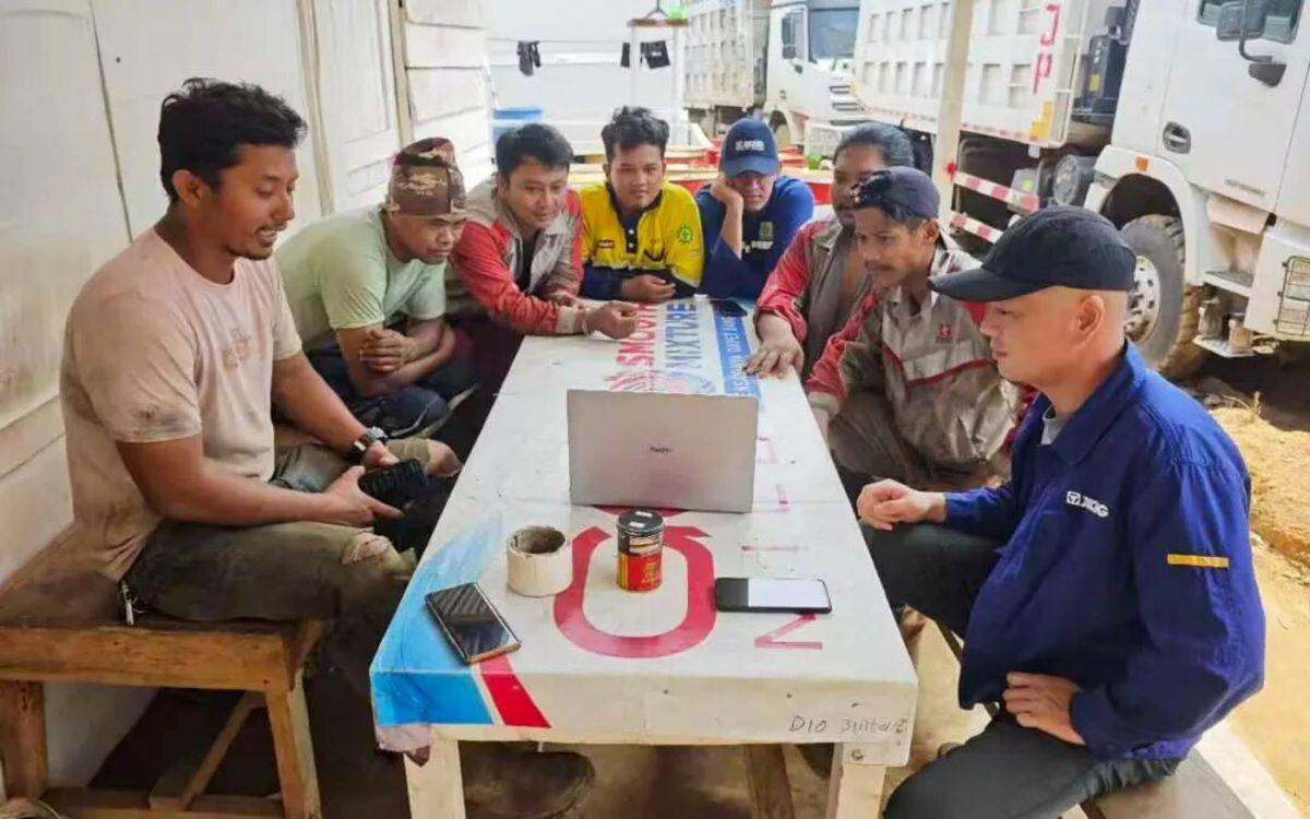 海外客户点赞徐工售后服务