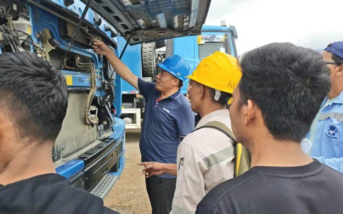 海外客户点赞徐工售后服务