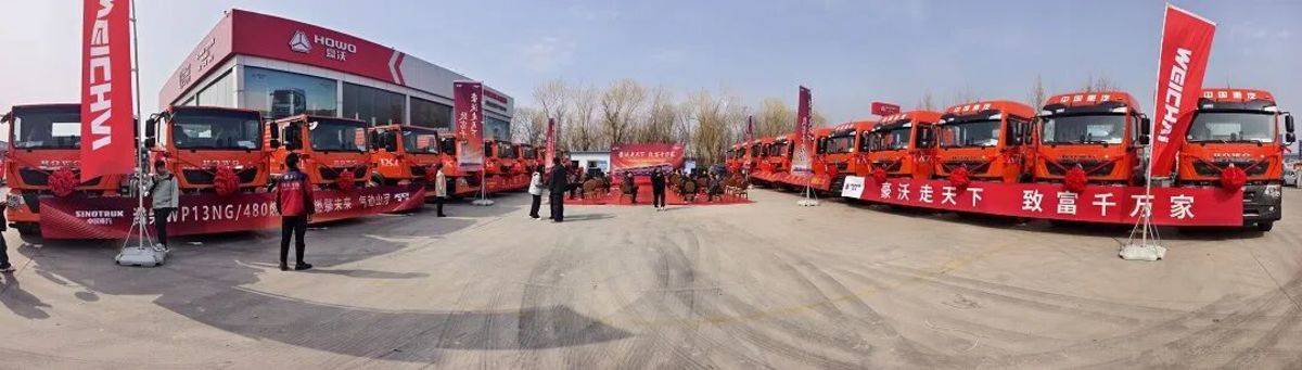 首季开门红丨中国重汽豪沃重卡批量交付 赋能全场景运输高质量发展IMG_256