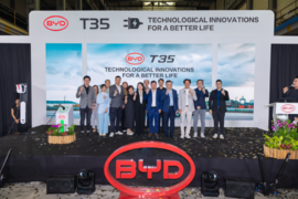 比亚迪纯电小卡在新加坡正式上市 乘商市场双线领跑