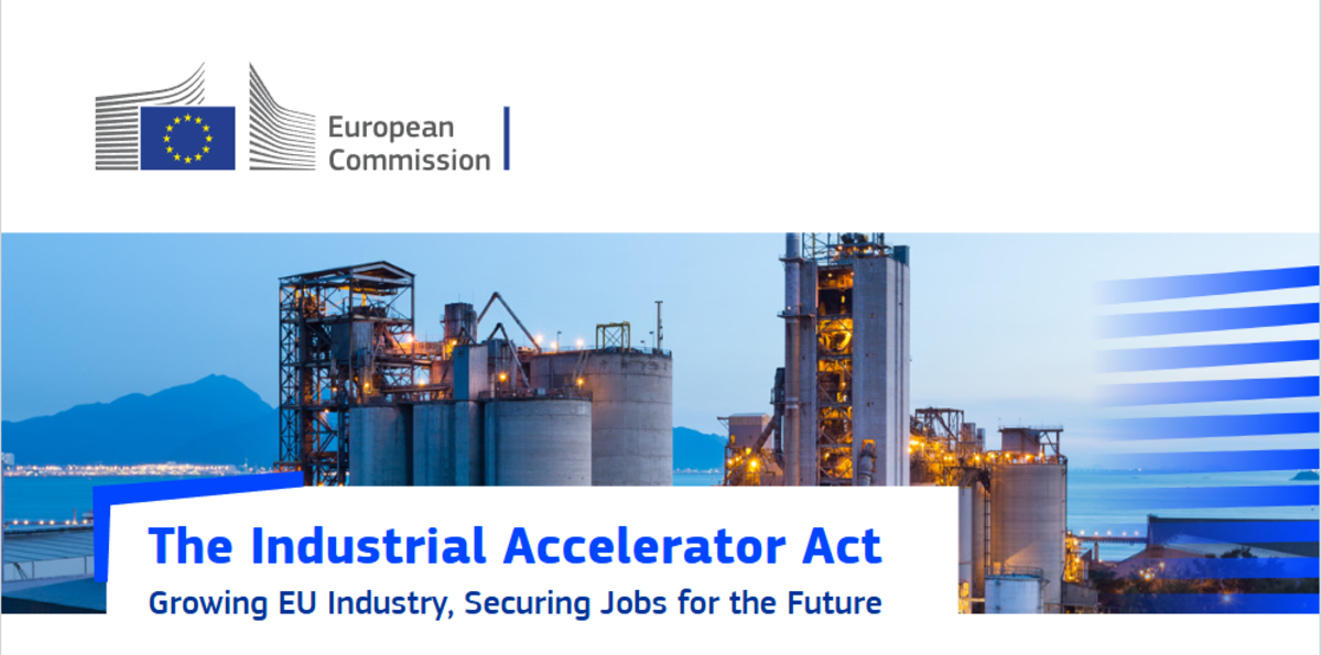 欧盟《工业加速器法案》 保护主义筑墙,能救欧洲制造业吗?