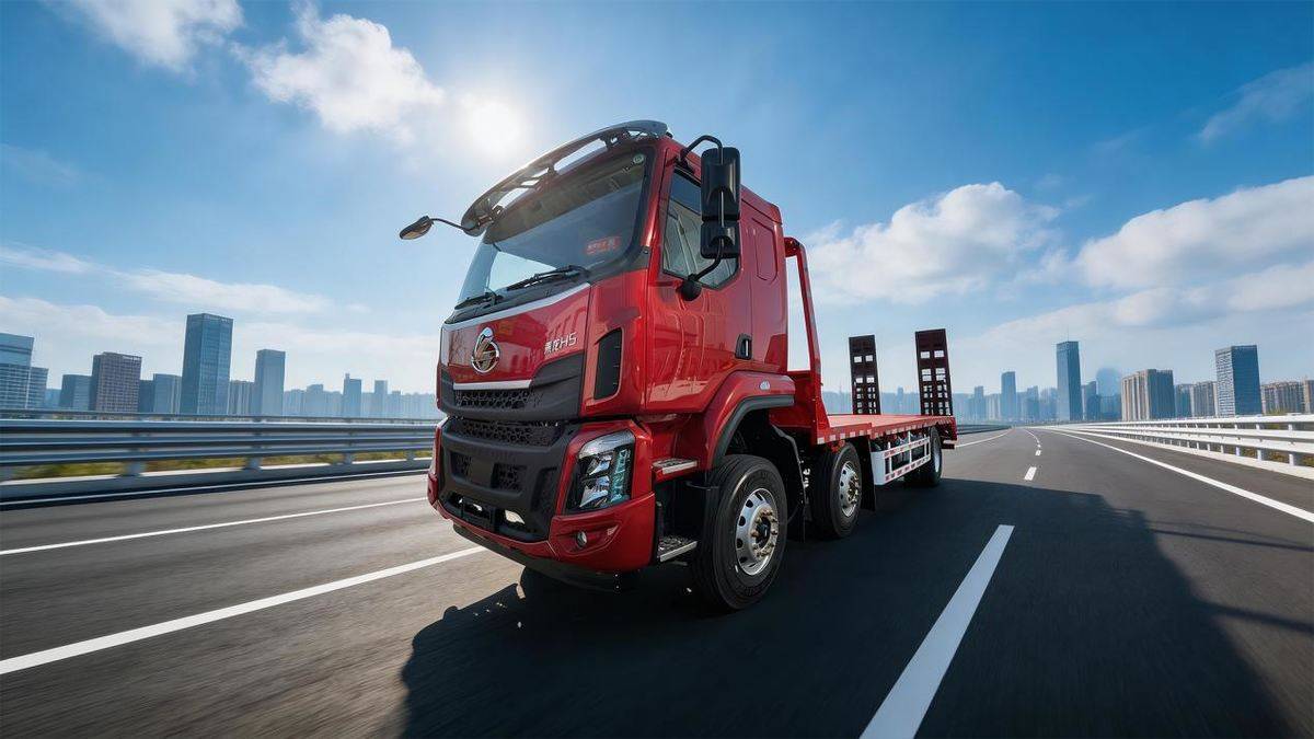 乘龙H5 6×2平板运输车:潍柴芯赋能 长轴稳护航 创富领跑d77ea0de73b89e809cb6209b69110409